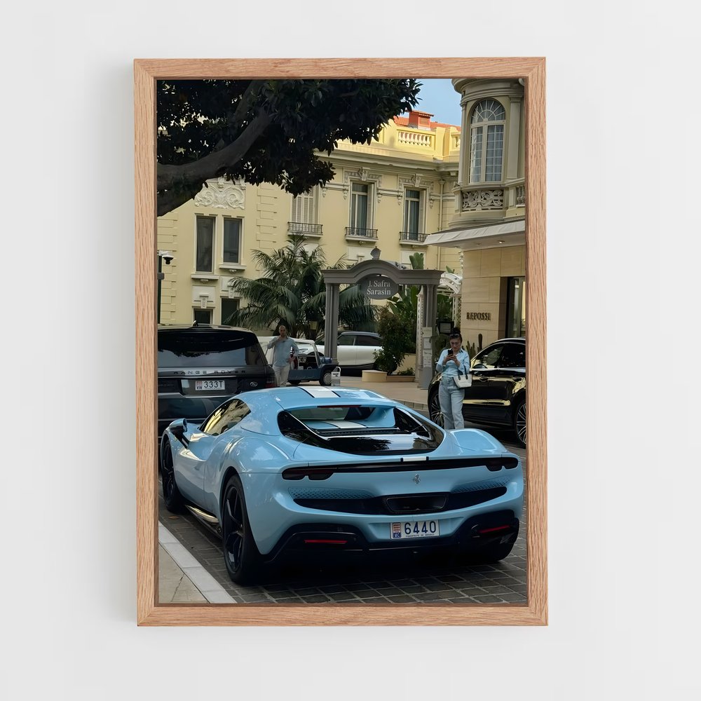 Poster Route Émeraude – affiche Ferrari (vue 4)